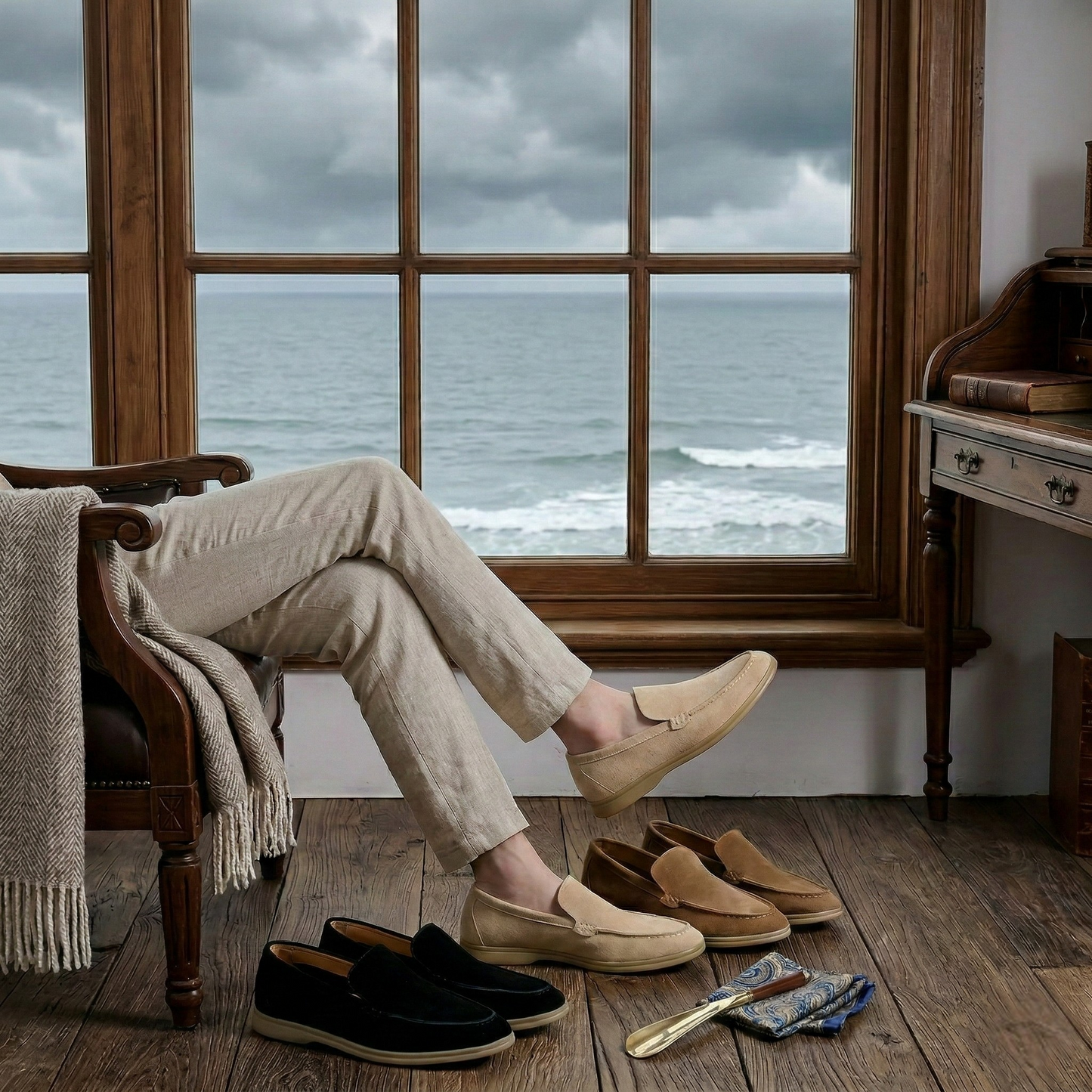 THE HERITAGE SUEDE STEP LOAFER