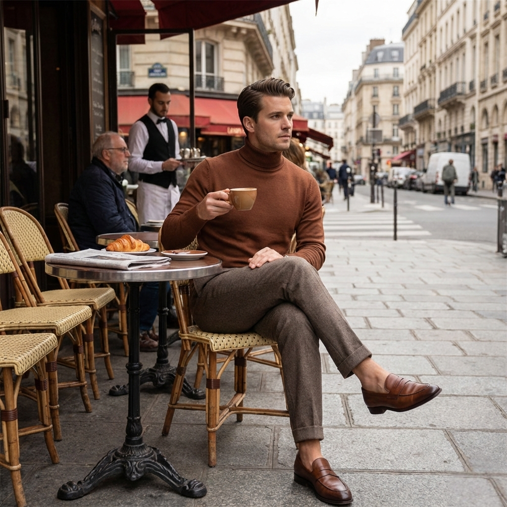 THE CALAIS TURTLENECK KNITWEAR