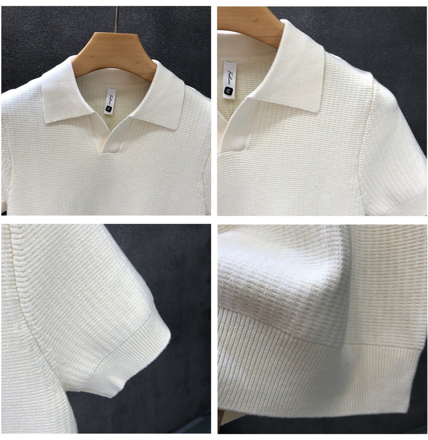 V-NECK KNITTED POLO VERONA