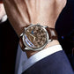 Luxury Leather Business Watch | Men's Minimalist Analog Quartz Wristwatch