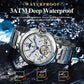 POEDAGAR Military Mechanical Watch | Automatic Tourbillon Day-Date Edition