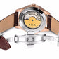 LIGE Automatic Tourbillon Watch | Genuine Leather Skeleton Mechanical Timepiece