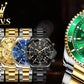 OLEVS Royal Chrono Limited Edition | Luxury Watch & Bracelet Gift Set