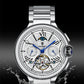 POEDAGAR Military Mechanical Watch | Automatic Tourbillon Day-Date Edition