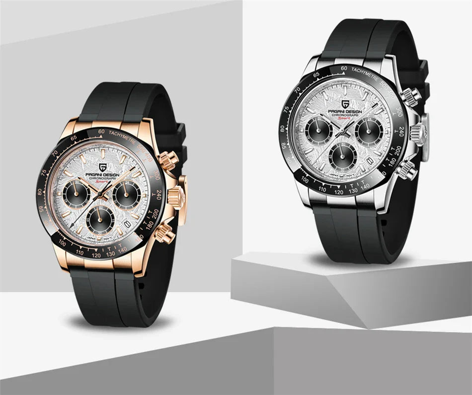PAGANI DESIGN V2 Retro Chronograph | 40mm Sapphire Crystal Sport Watch