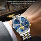 POEDAGAR Luxury Men's Chronograph | Luminous Waterproof Stainless Steel Watch