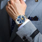 POEDAGAR Luxury Men's Chronograph | Luminous Waterproof Stainless Steel Watch