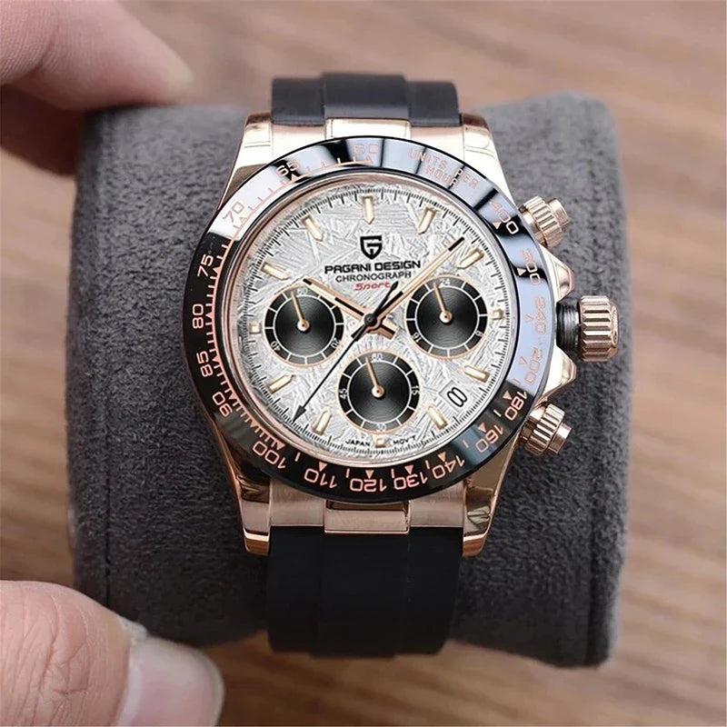 PAGANI DESIGN V2 Retro Chronograph | 40mm Sapphire Crystal Sport Watch