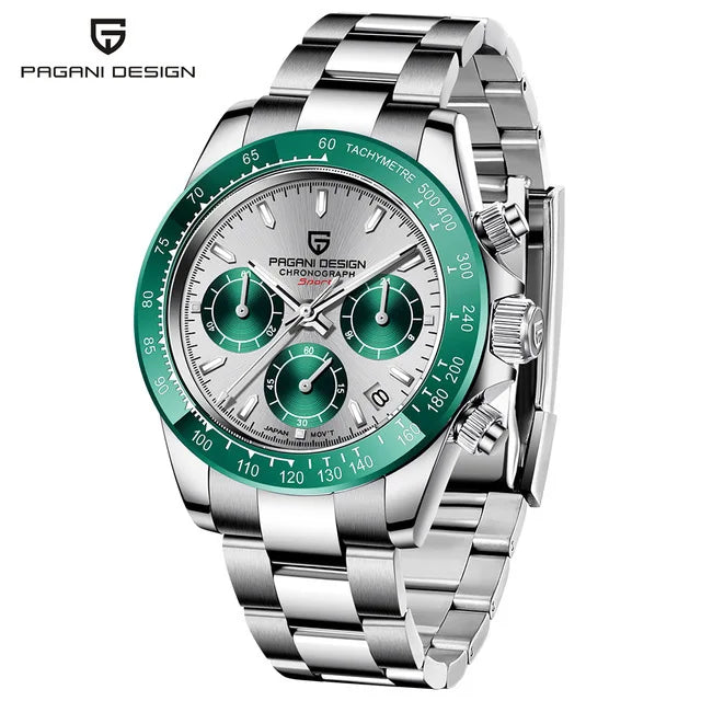 PAGANI DESIGN V2 Retro Chronograph | 40mm Sapphire Crystal Sport Watch