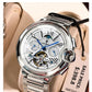 POEDAGAR Military Mechanical Watch | Automatic Tourbillon Day-Date Edition