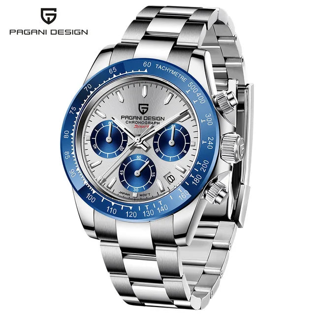 PAGANI DESIGN V2 Retro Chronograph | 40mm Sapphire Crystal Sport Watch
