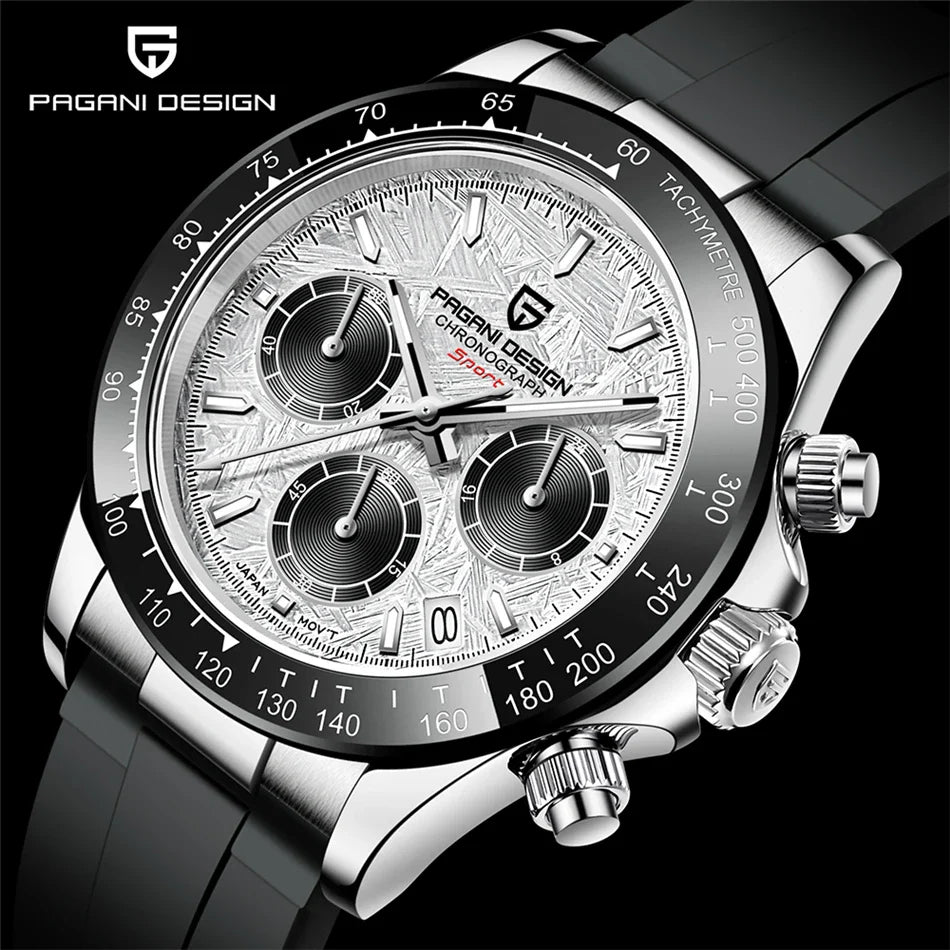 PAGANI DESIGN V2 Retro Chronograph | 40mm Sapphire Crystal Sport Watch