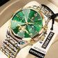 POEDAGAR Luxury Men's Chronograph | Luminous Waterproof Stainless Steel Watch