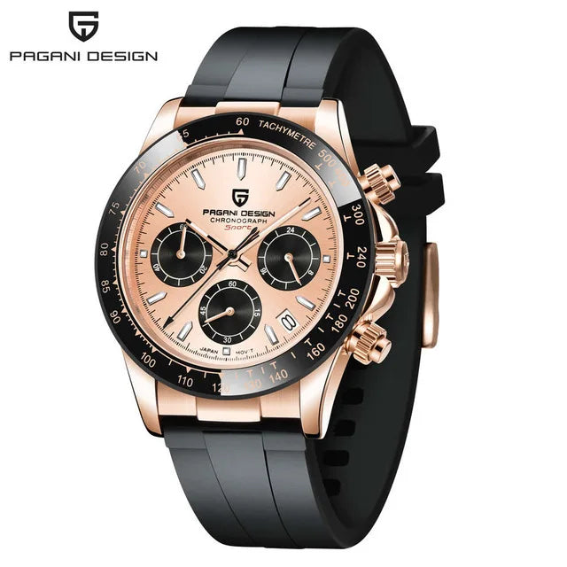 PAGANI DESIGN V2 Retro Chronograph | 40mm Sapphire Crystal Sport Watch