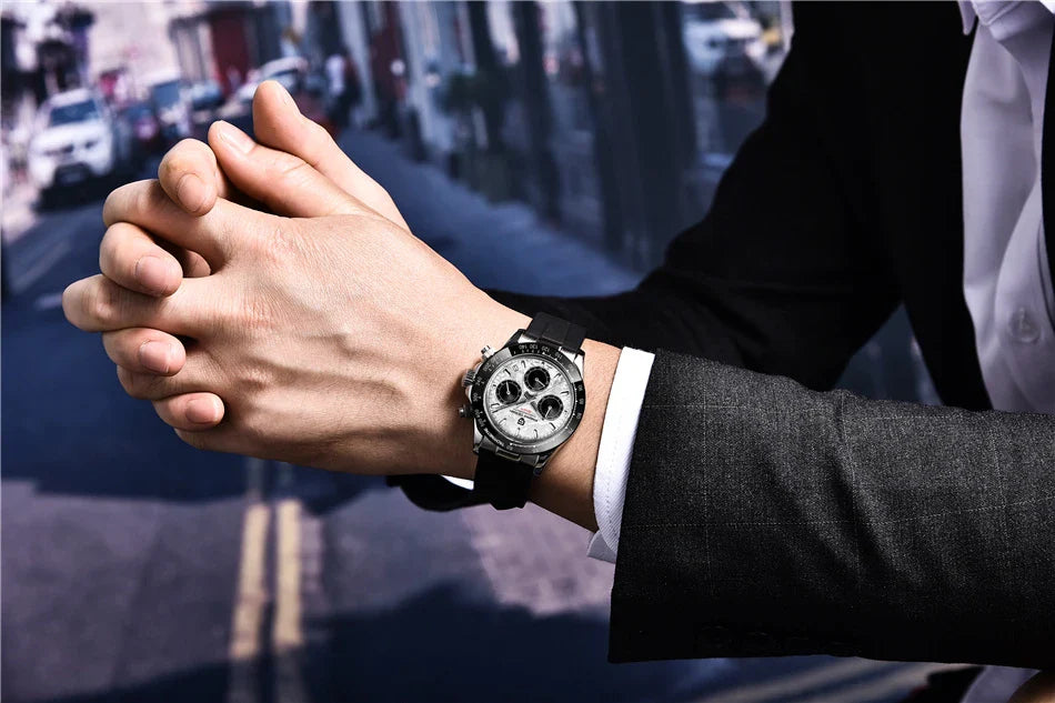 PAGANI DESIGN V2 Retro Chronograph | 40mm Sapphire Crystal Sport Watch