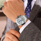 POEDAGAR Military Mechanical Watch | Automatic Tourbillon Day-Date Edition