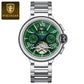 POEDAGAR Military Mechanical Watch | Automatic Tourbillon Day-Date Edition