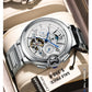 POEDAGAR Military Mechanical Watch | Automatic Tourbillon Day-Date Edition