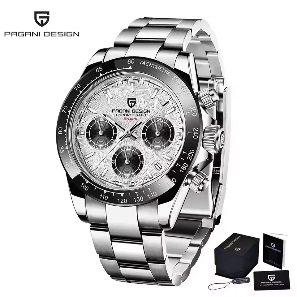 PAGANI DESIGN V2 Retro Chronograph | 40mm Sapphire Crystal Sport Watch