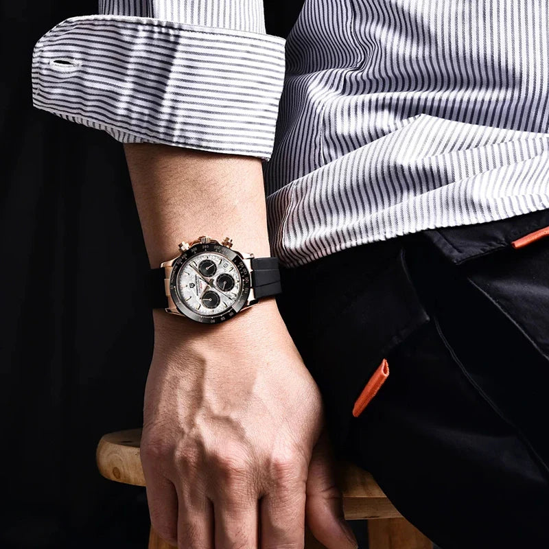 PAGANI DESIGN V2 Retro Chronograph | 40mm Sapphire Crystal Sport Watch