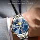 POEDAGAR Luxury Men's Chronograph | Luminous Waterproof Stainless Steel Watch