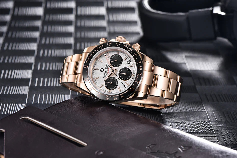 PAGANI DESIGN V2 Retro Chronograph | 40mm Sapphire Crystal Sport Watch