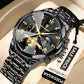 POEDAGAR Luxury Men's Chronograph | Luminous Waterproof Stainless Steel Watch