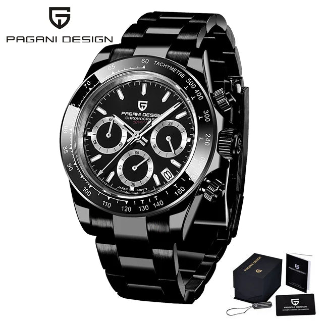 PAGANI DESIGN V2 Retro Chronograph | 40mm Sapphire Crystal Sport Watch