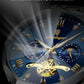POEDAGAR Luxury Men's Chronograph | Luminous Waterproof Stainless Steel Watch