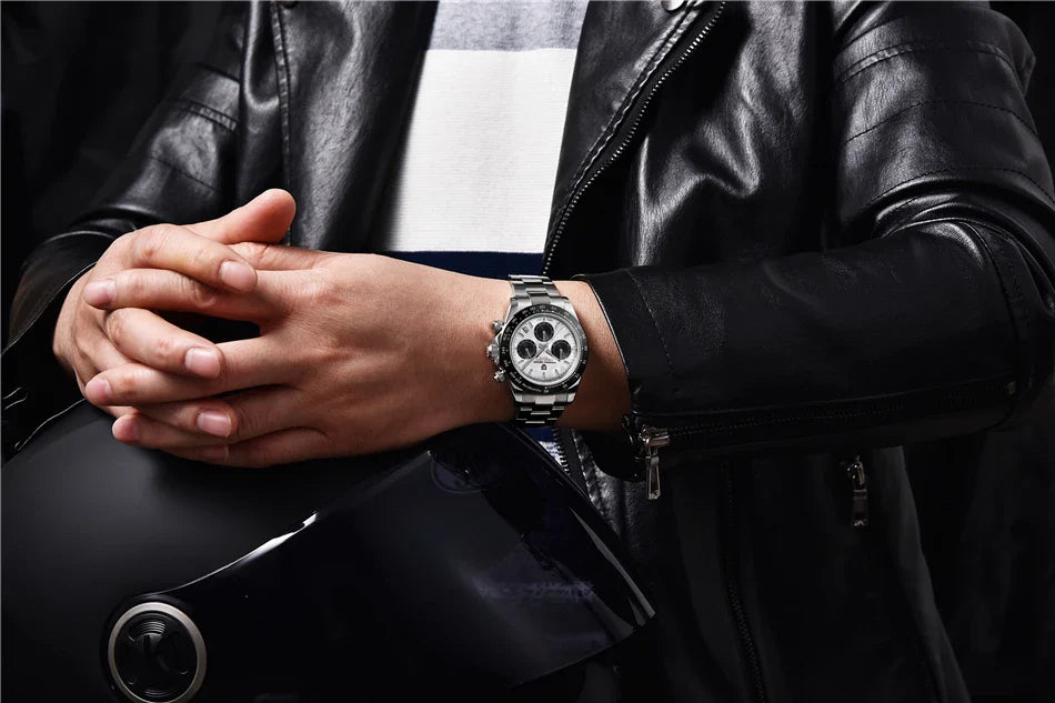 PAGANI DESIGN V2 Retro Chronograph | 40mm Sapphire Crystal Sport Watch