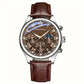 Luxury Leather Business Watch | Men's Minimalist Analog Quartz Wristwatch